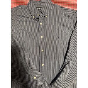 Ralph Lauren Blaire Men's Long Sleeve Striped Button Down Shirt Size L